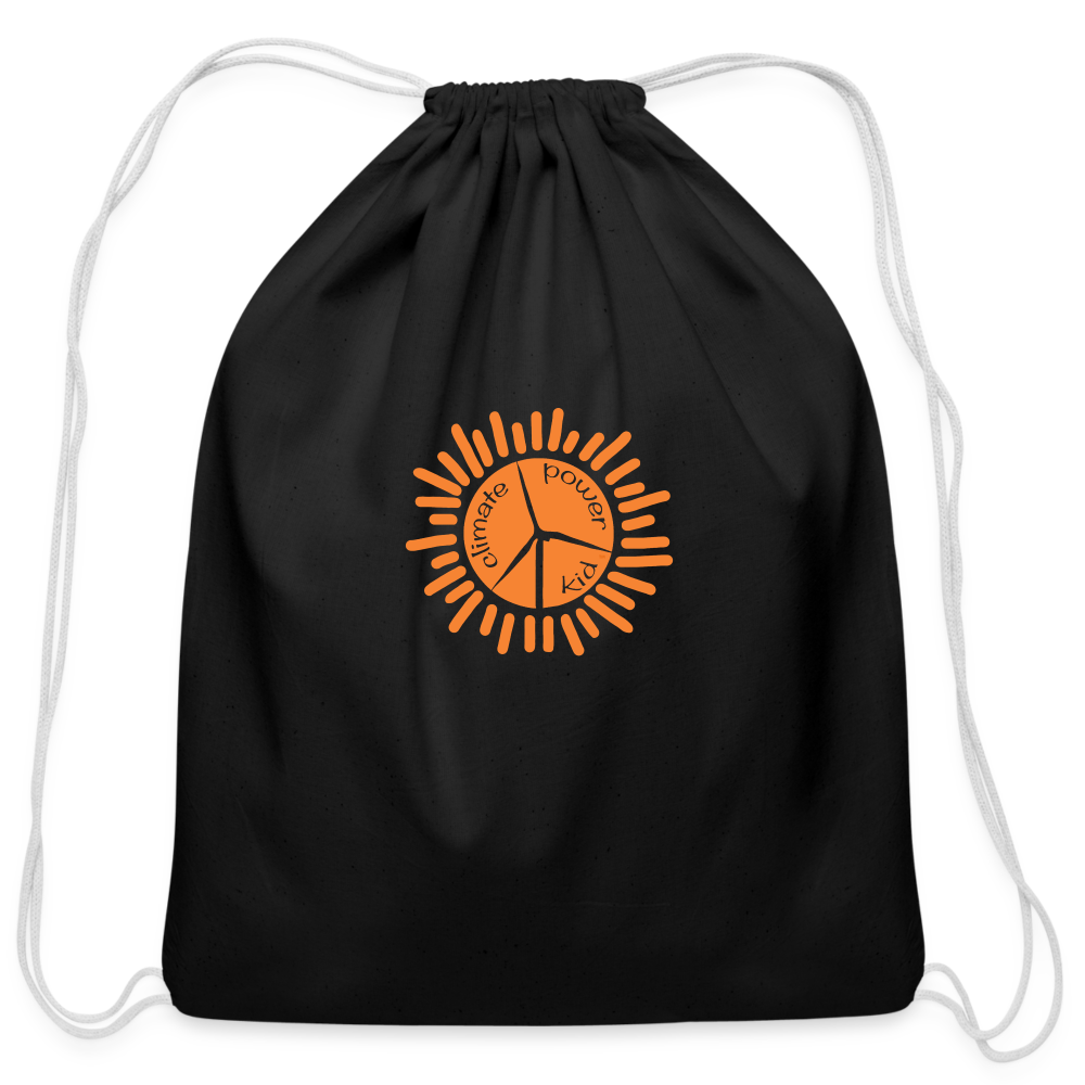 CPK Cotton Drawstring Bag - black