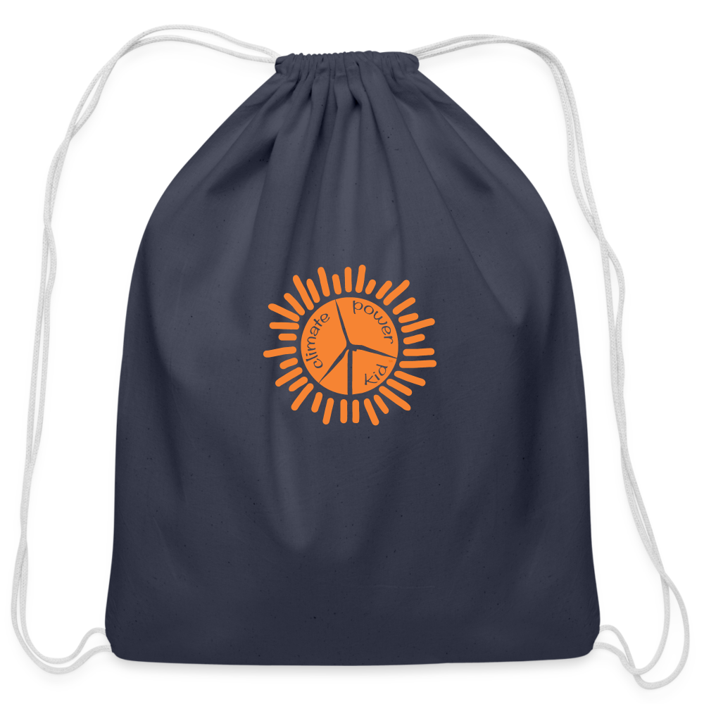 CPK Cotton Drawstring Bag - navy