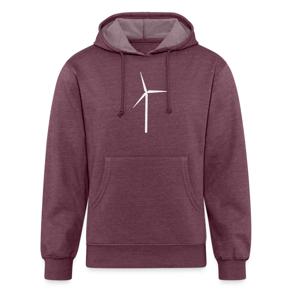 CPK Unisex Organic Hoodie - heather burgundy