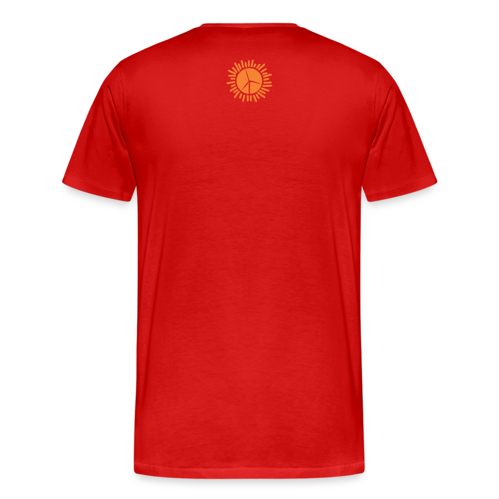 Wind Men’s Premium Organic T-Shirt - red