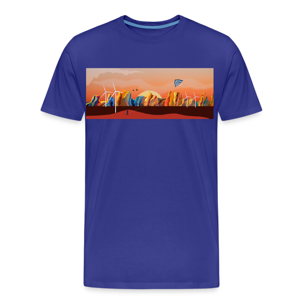CPK Wind Men’s Premium Organic T-Shirt - royal blue