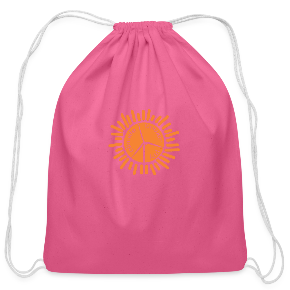 CPK Cotton Drawstring Bag - pink