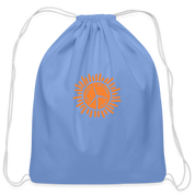 CPK Cotton Drawstring Bag - carolina blue
