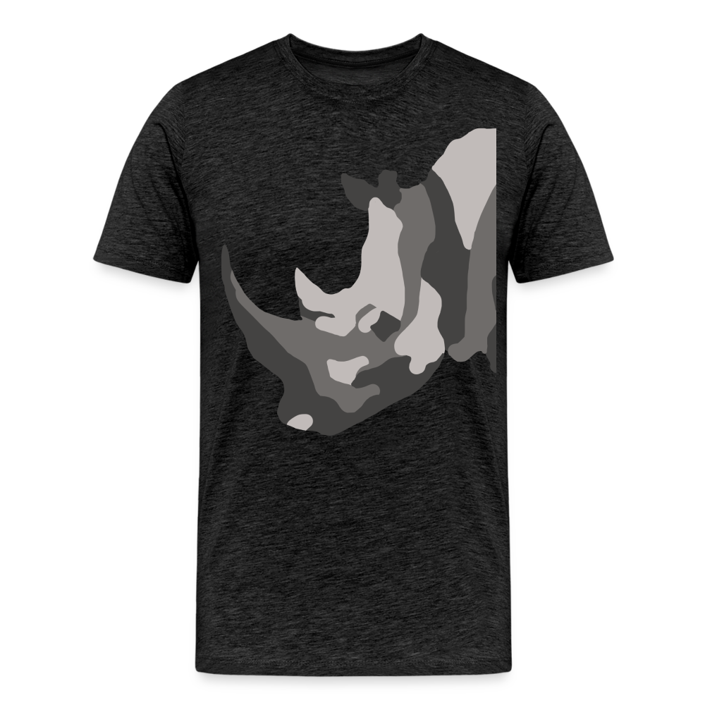 Rhino Men’s Premium Organic T-Shirt - charcoal grey