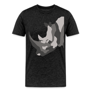 Rhino Men’s Premium Organic T-Shirt - charcoal grey