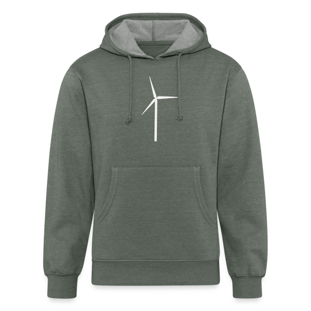 CPK Unisex Organic Hoodie - heather military green