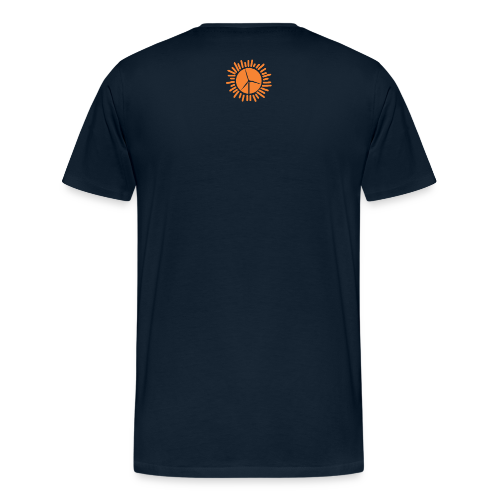 Wind Men’s Premium Organic T-Shirt - deep navy