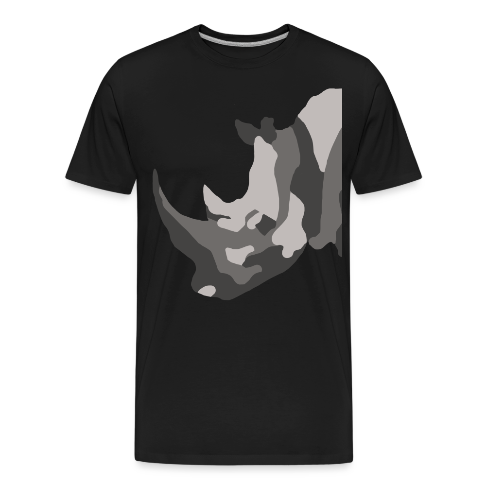 Rhino Men’s Premium Organic T-Shirt - black