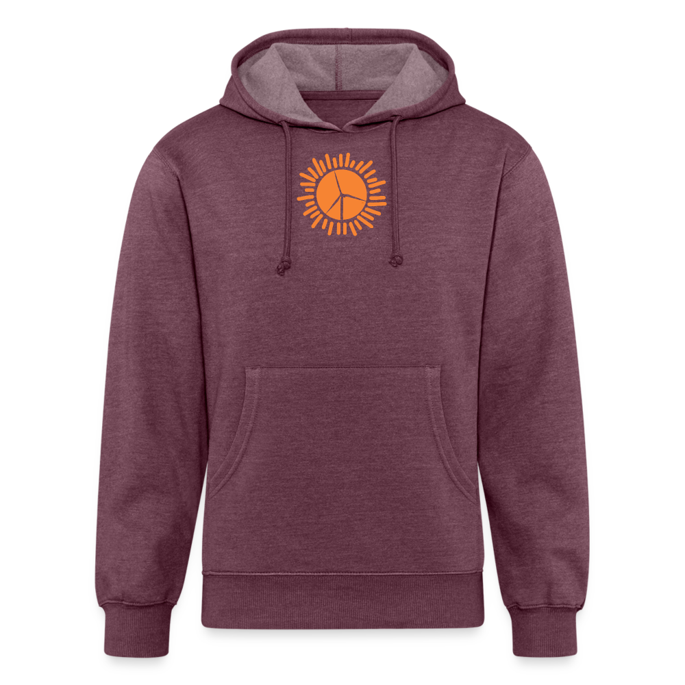 CPK Unisex Organic Hoodie - heather burgundy