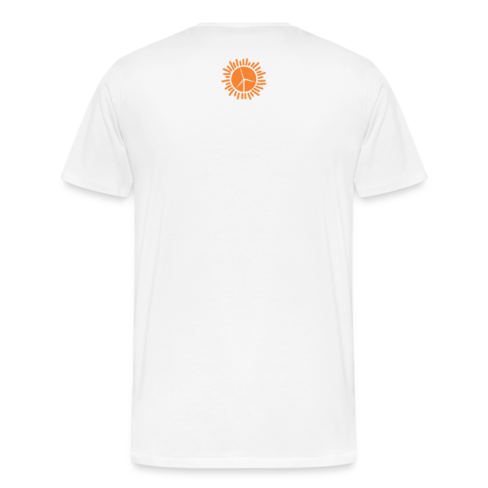 Wind Men’s Premium Organic T-Shirt - white