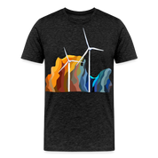 Wind Men’s Premium Organic T-Shirt - charcoal grey
