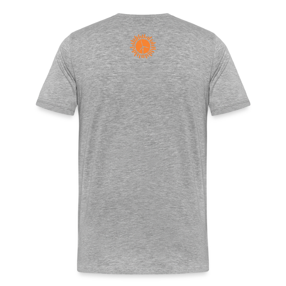 Wind Men’s Premium Organic T-Shirt - heather gray