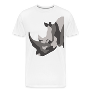 Rhino Men’s Premium Organic T-Shirt - white