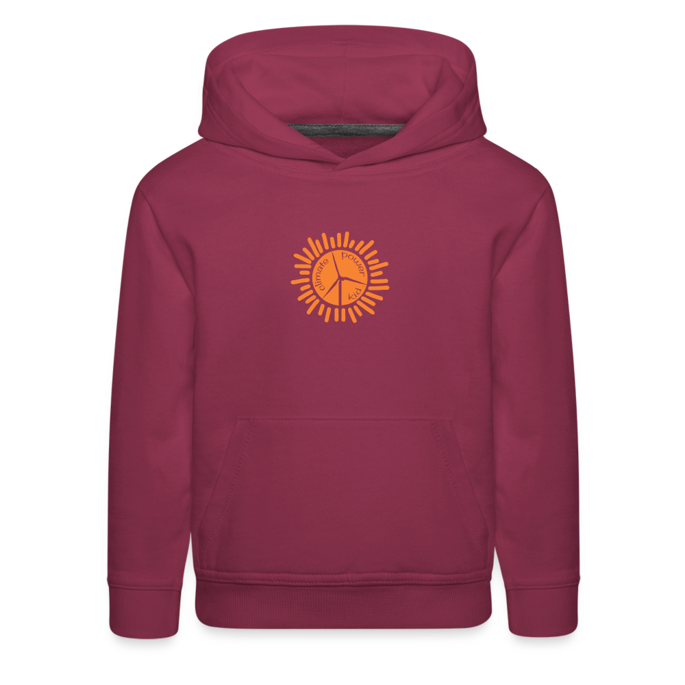 Kids‘ Premium Hoodie (SPOD) - burgundy