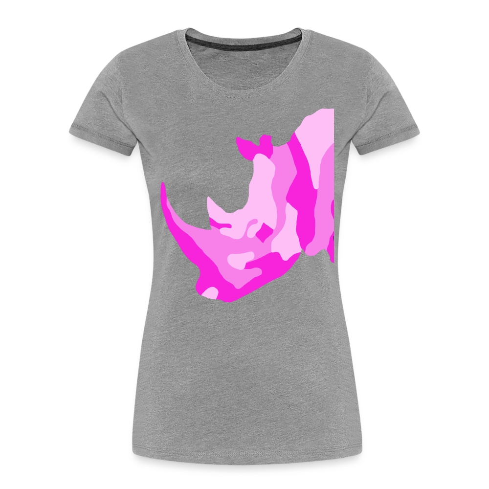 Rhino Women’s Premium Organic T-Shirt - heather gray