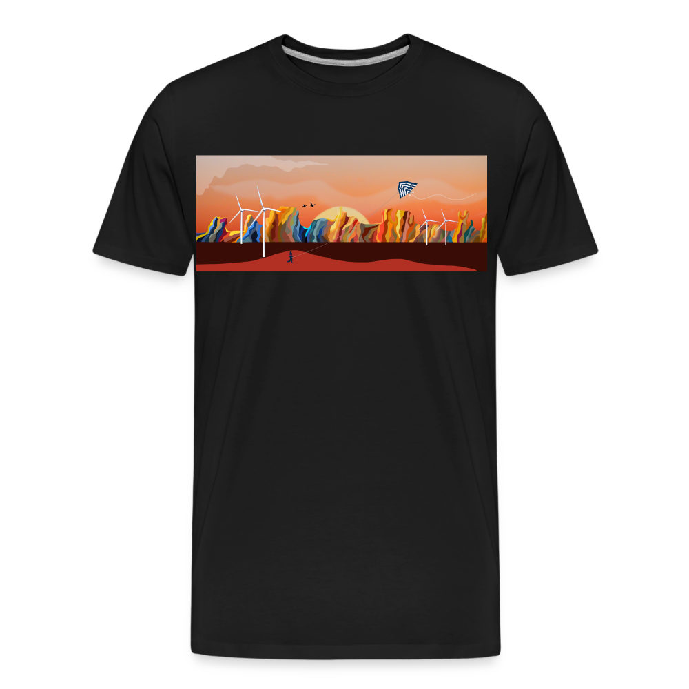 CPK Wind Men’s Premium Organic T-Shirt - black