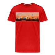 CPK Wind Men’s Premium Organic T-Shirt - red