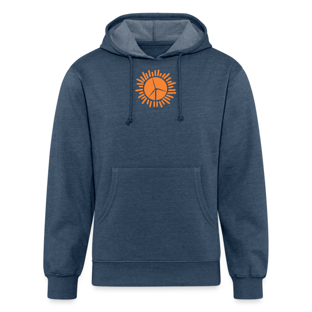 CPK Unisex Organic Hoodie - heather navy