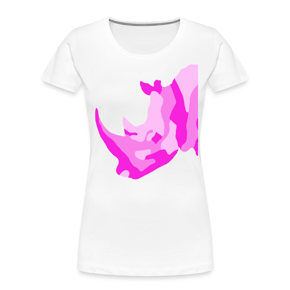 Rhino Women’s Premium Organic T-Shirt - white