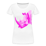 Rhino Women’s Premium Organic T-Shirt - white