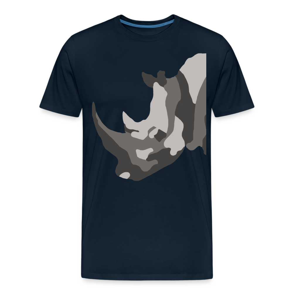 Rhino Men’s Premium Organic T-Shirt - deep navy