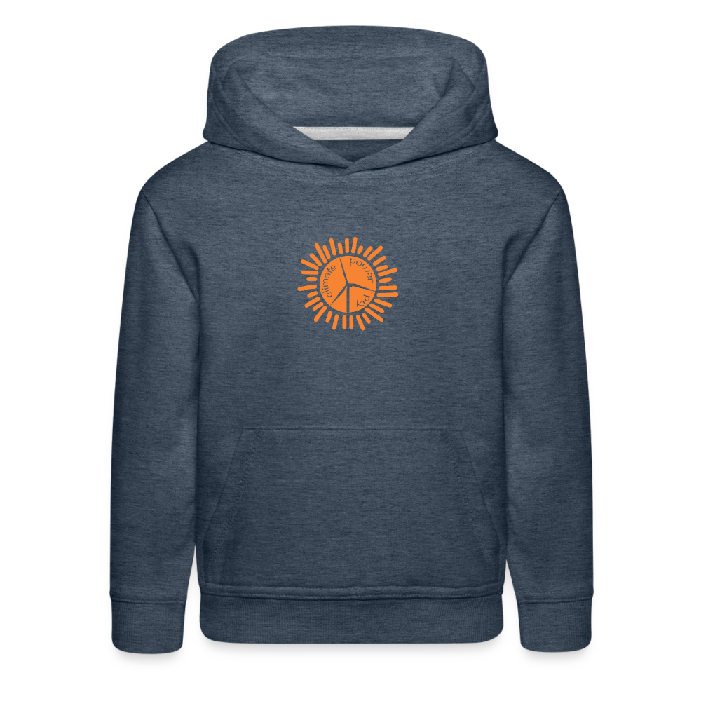 Kids‘ Premium Hoodie (SPOD) - heather denim