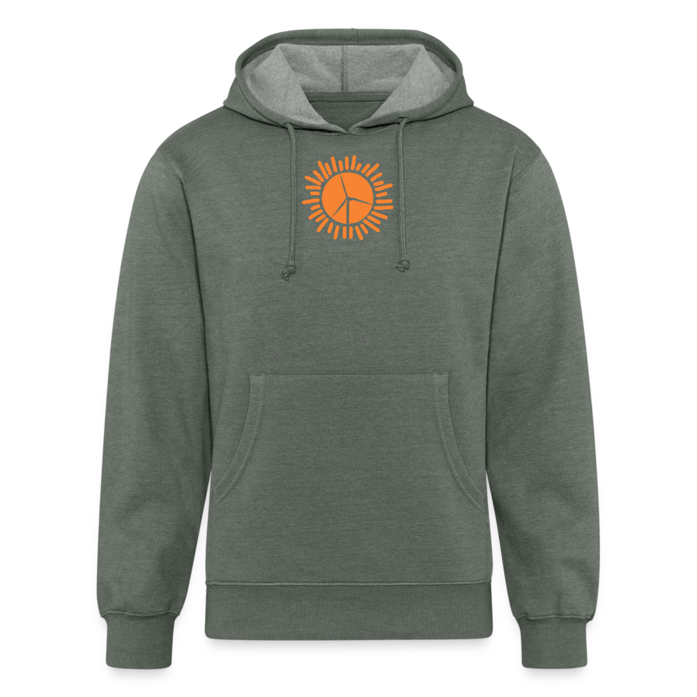 CPK Unisex Organic Hoodie - heather military green