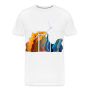 Wind Men’s Premium Organic T-Shirt - white