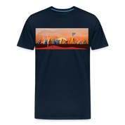 CPK Wind Men’s Premium Organic T-Shirt - deep navy