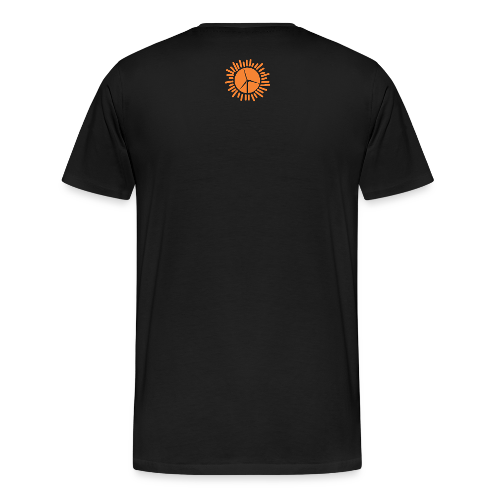 Wind Men’s Premium Organic T-Shirt - black
