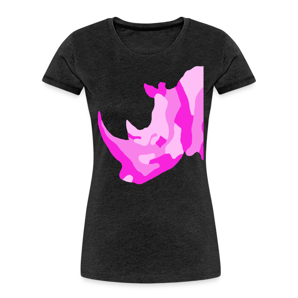 Rhino Women’s Premium Organic T-Shirt - charcoal grey