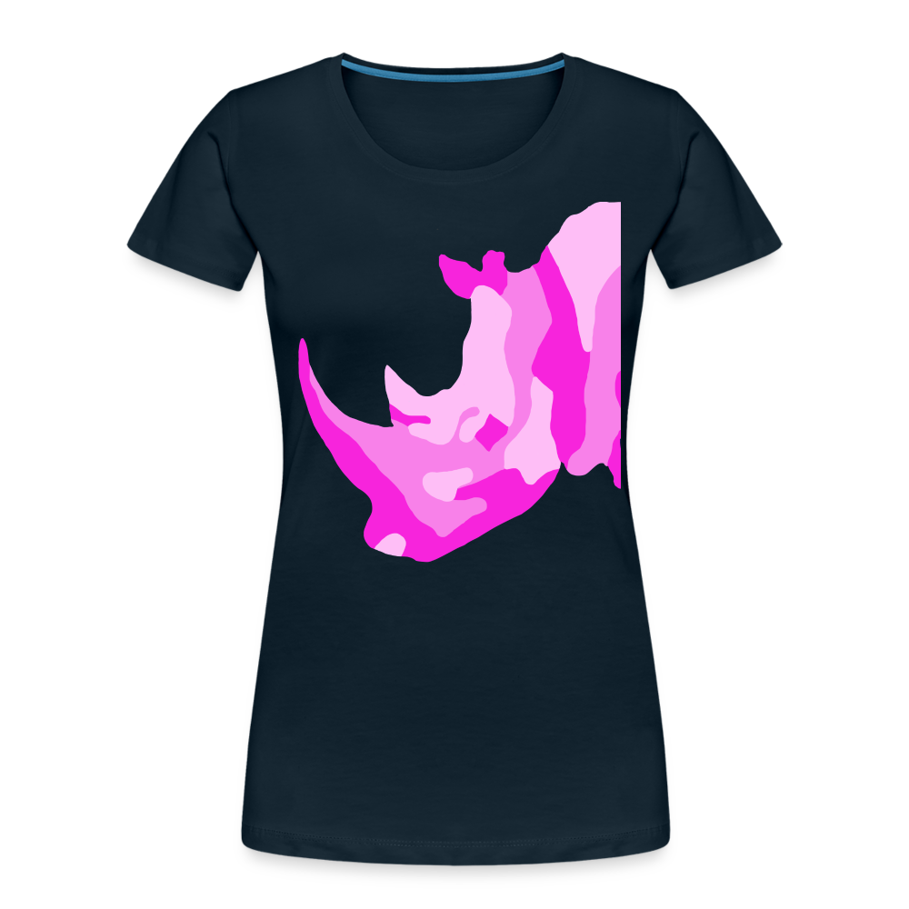 Rhino Women’s Premium Organic T-Shirt - deep navy