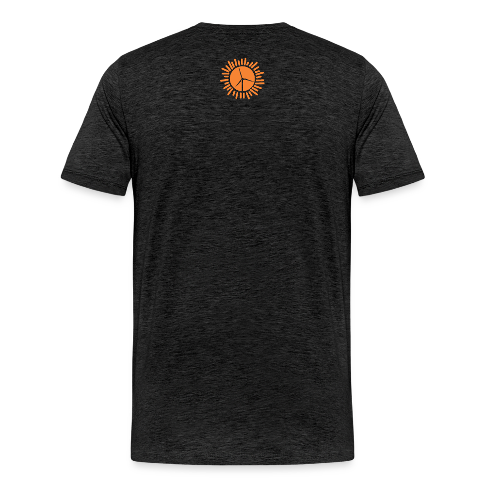 Wind Men’s Premium Organic T-Shirt - charcoal grey