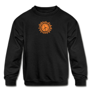 Kids' Crewneck Sweatshirt (SPOD) - black