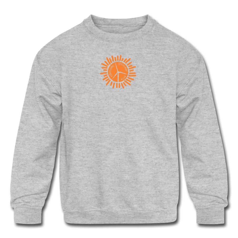 Kids' Crewneck Sweatshirt (SPOD) - heather gray