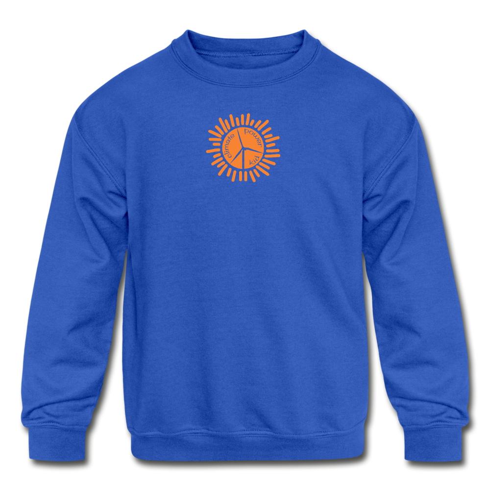 Kids' Crewneck Sweatshirt (SPOD) - royal blue
