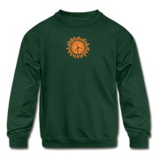 Kids' Crewneck Sweatshirt (SPOD) - forest green