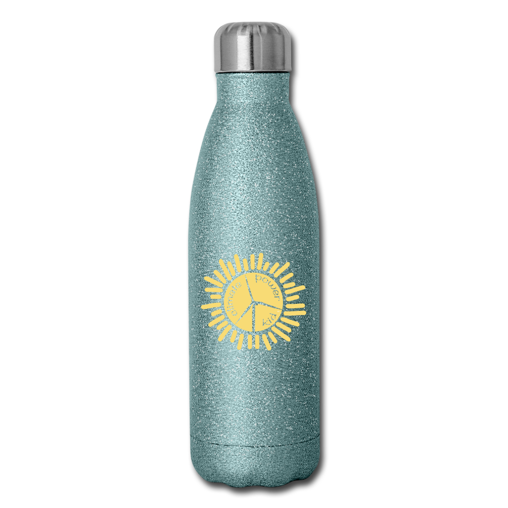 CPK Insulated Stainless Steel Water Bottle (SPOD) - turquoise glitter