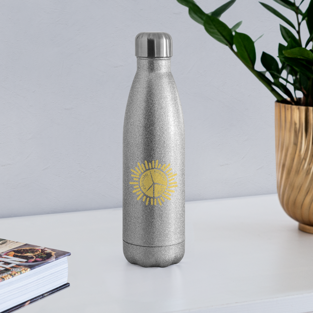 CPK Insulated Stainless Steel Water Bottle (SPOD) - silver glitter