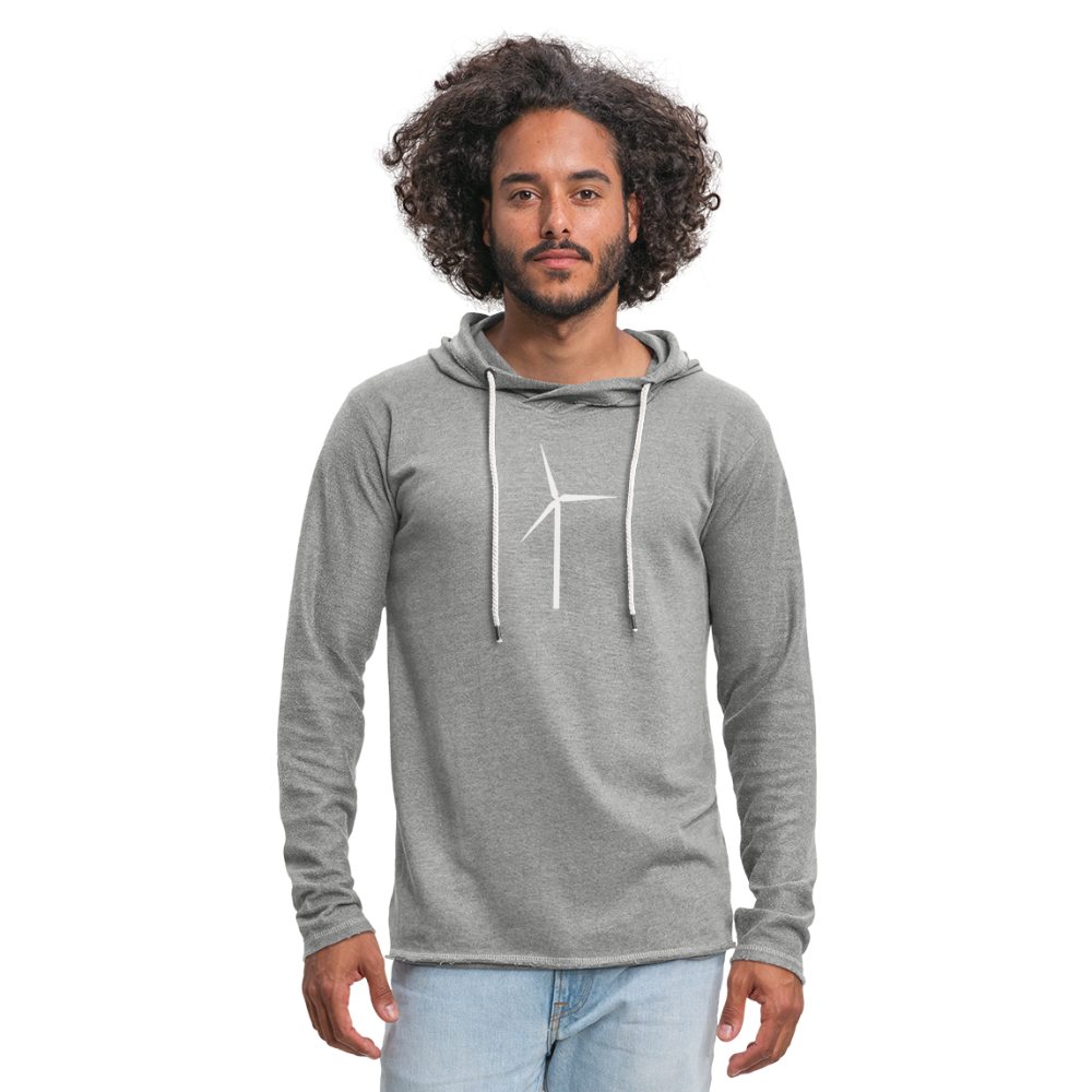 CPK Wind Unisex Lightweight Terry Hoodie (SPOD) - heather gray