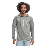 CPK Wind Unisex Lightweight Terry Hoodie (SPOD) - heather gray