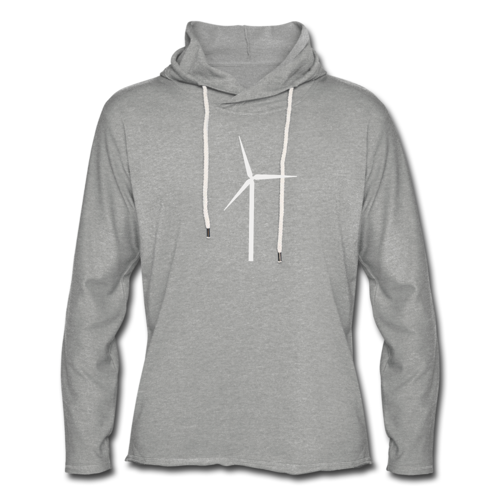 CPK Wind Unisex Lightweight Terry Hoodie (SPOD) - heather gray