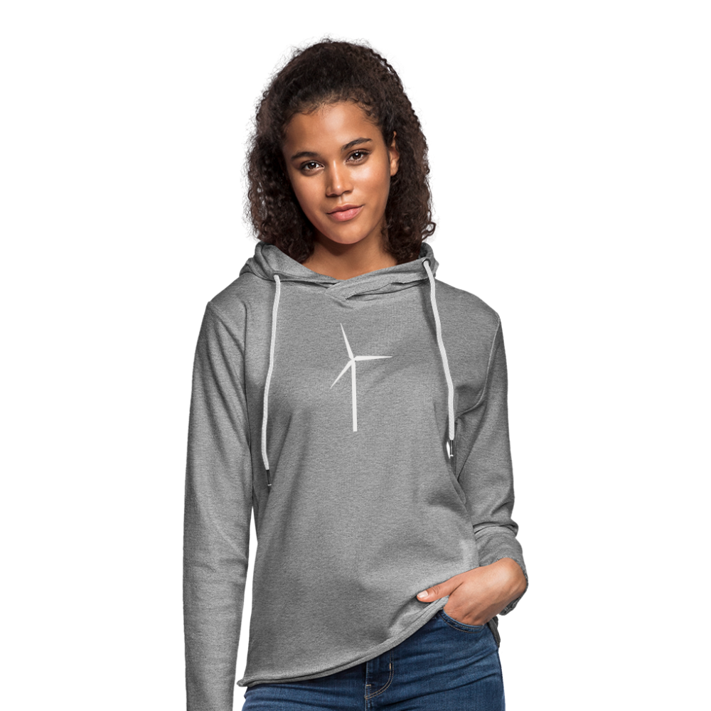 CPK Wind Unisex Lightweight Terry Hoodie (SPOD) - heather gray