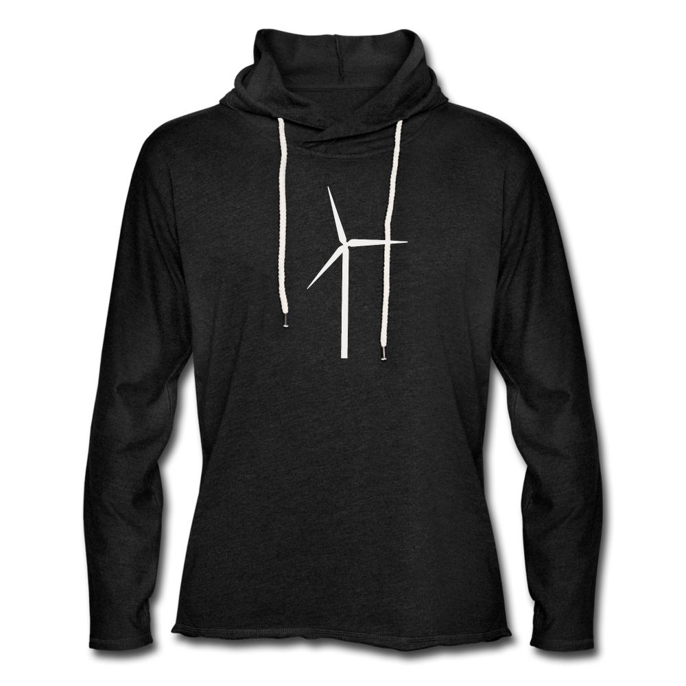 CPK Wind Unisex Lightweight Terry Hoodie (SPOD) - charcoal grey