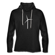 CPK Wind Unisex Lightweight Terry Hoodie (SPOD) - charcoal grey
