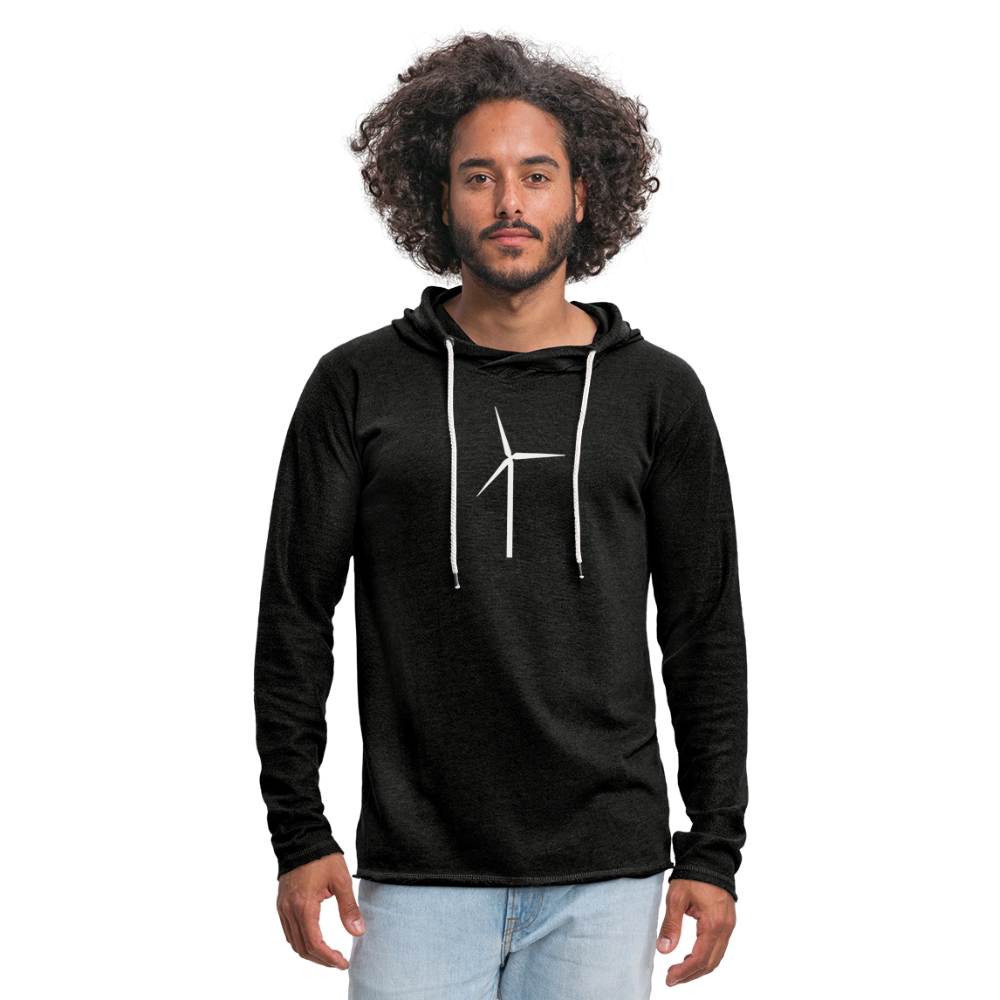 CPK Wind Unisex Lightweight Terry Hoodie (SPOD) - charcoal grey