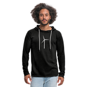 CPK Wind Unisex Lightweight Terry Hoodie (SPOD) - charcoal grey