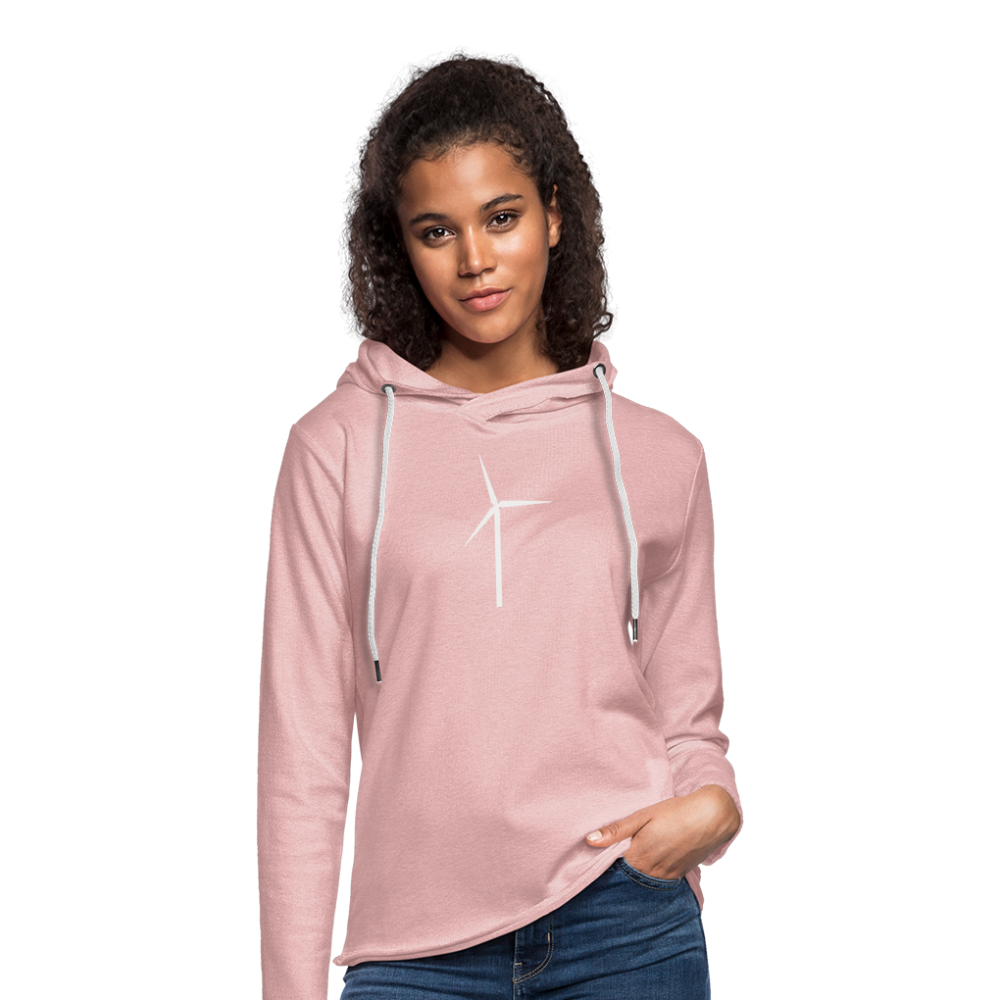 CPK Wind Unisex Lightweight Terry Hoodie (SPOD) - cream heather pink