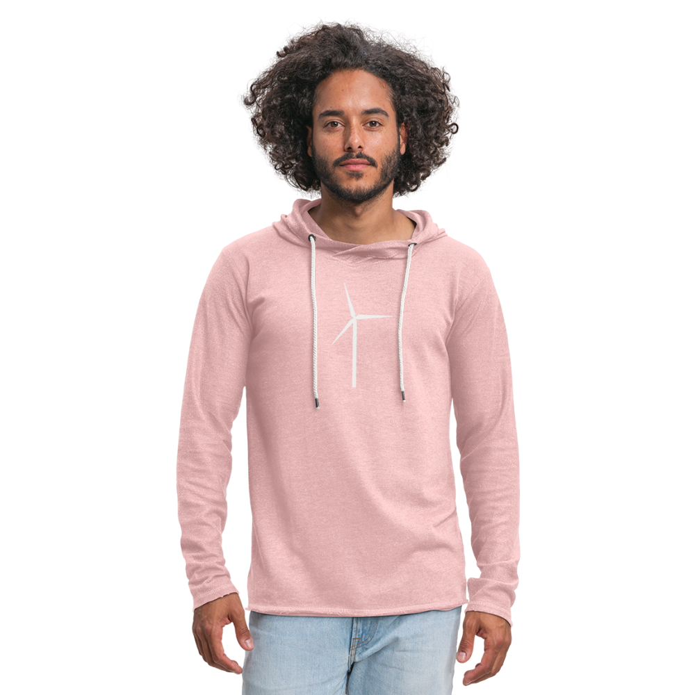 CPK Wind Unisex Lightweight Terry Hoodie (SPOD) - cream heather pink