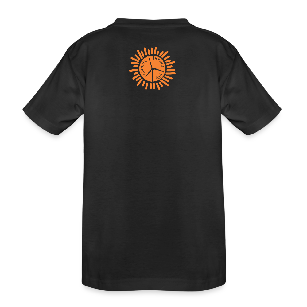 Kangaroo Fire Toddler Premium Organic T-Shirt - black